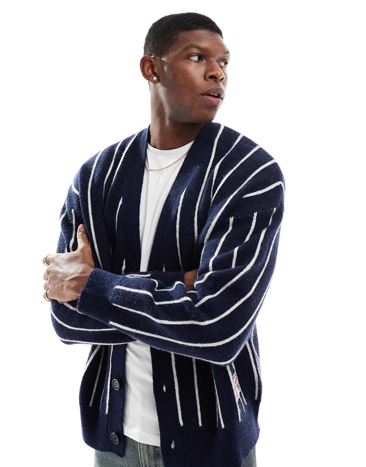 Knitted Stripe Cardigan