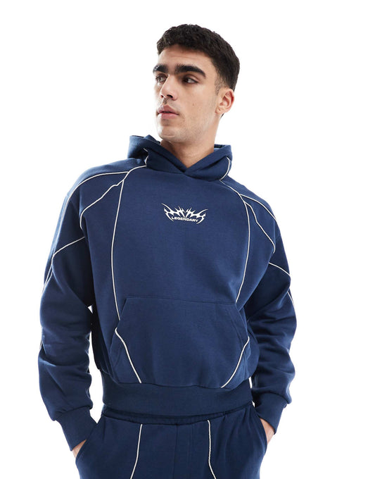 Piped Co-Ord Hoodie