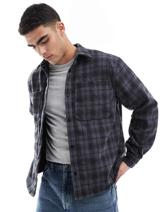 Checked Washed Shirt