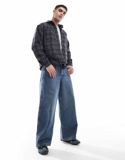 Checked Washed Shirt