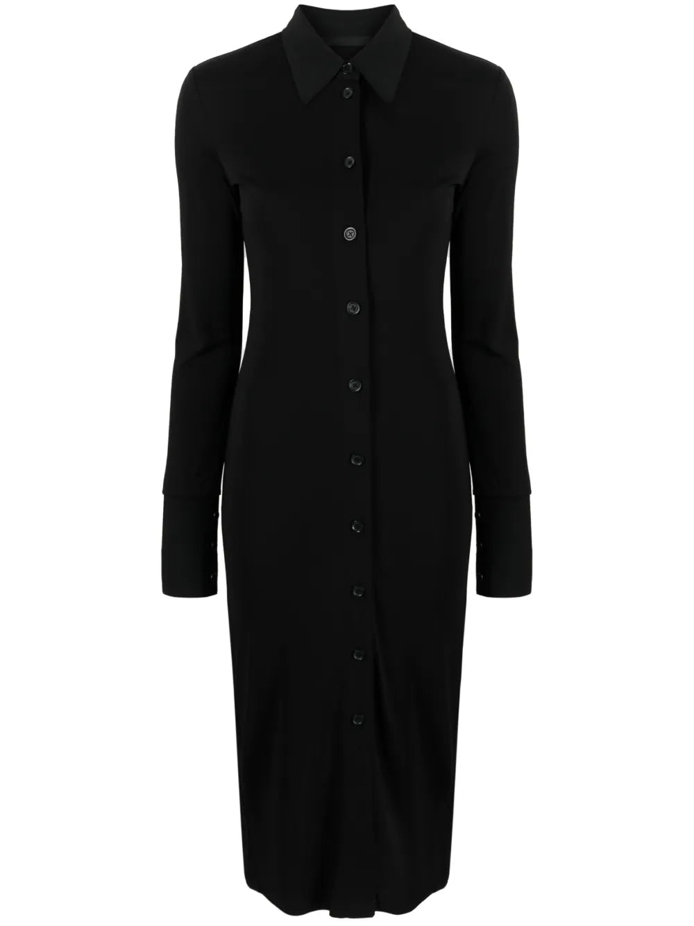Button-Up Midi Shirtdress