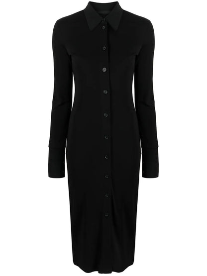 Button-Up Midi Shirtdress