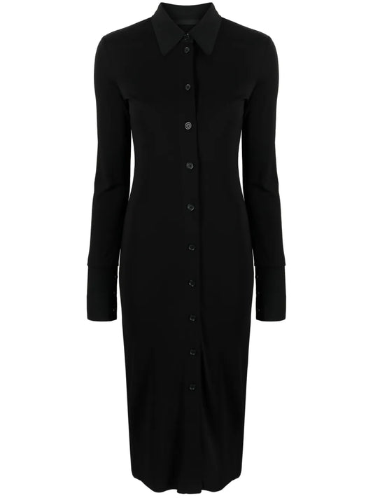 Button-Up Midi Shirtdress