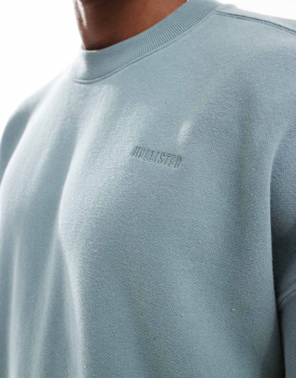 Boxy Crew Neck Sweat Top