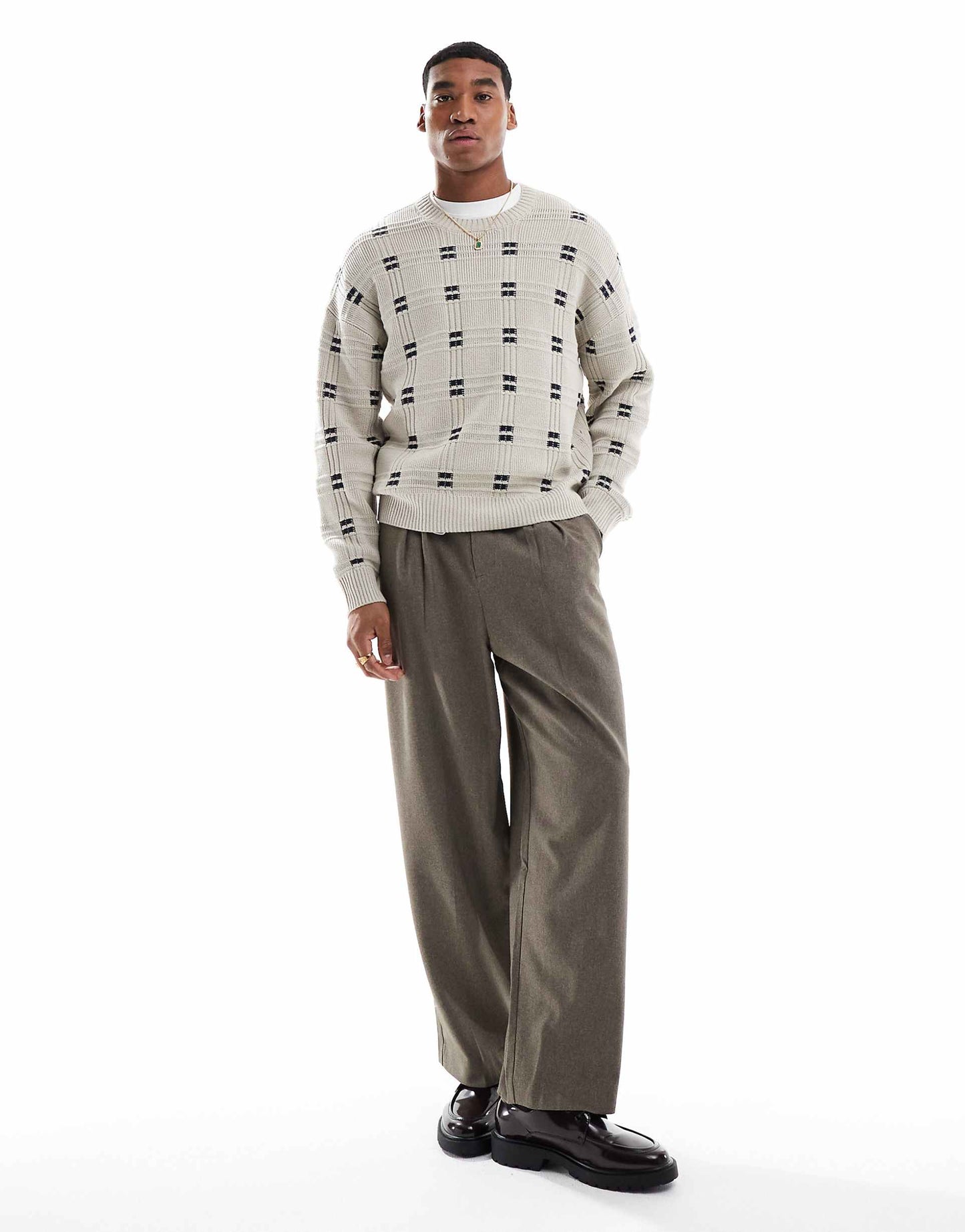 Boxy Crew Neck Jumper