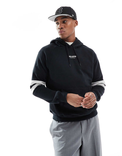 Boxy Varsity Logo Hoodie
