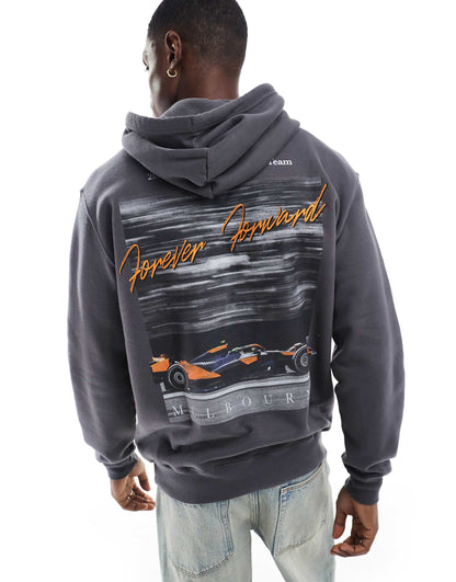 Mclaren Motif Back Hoodie