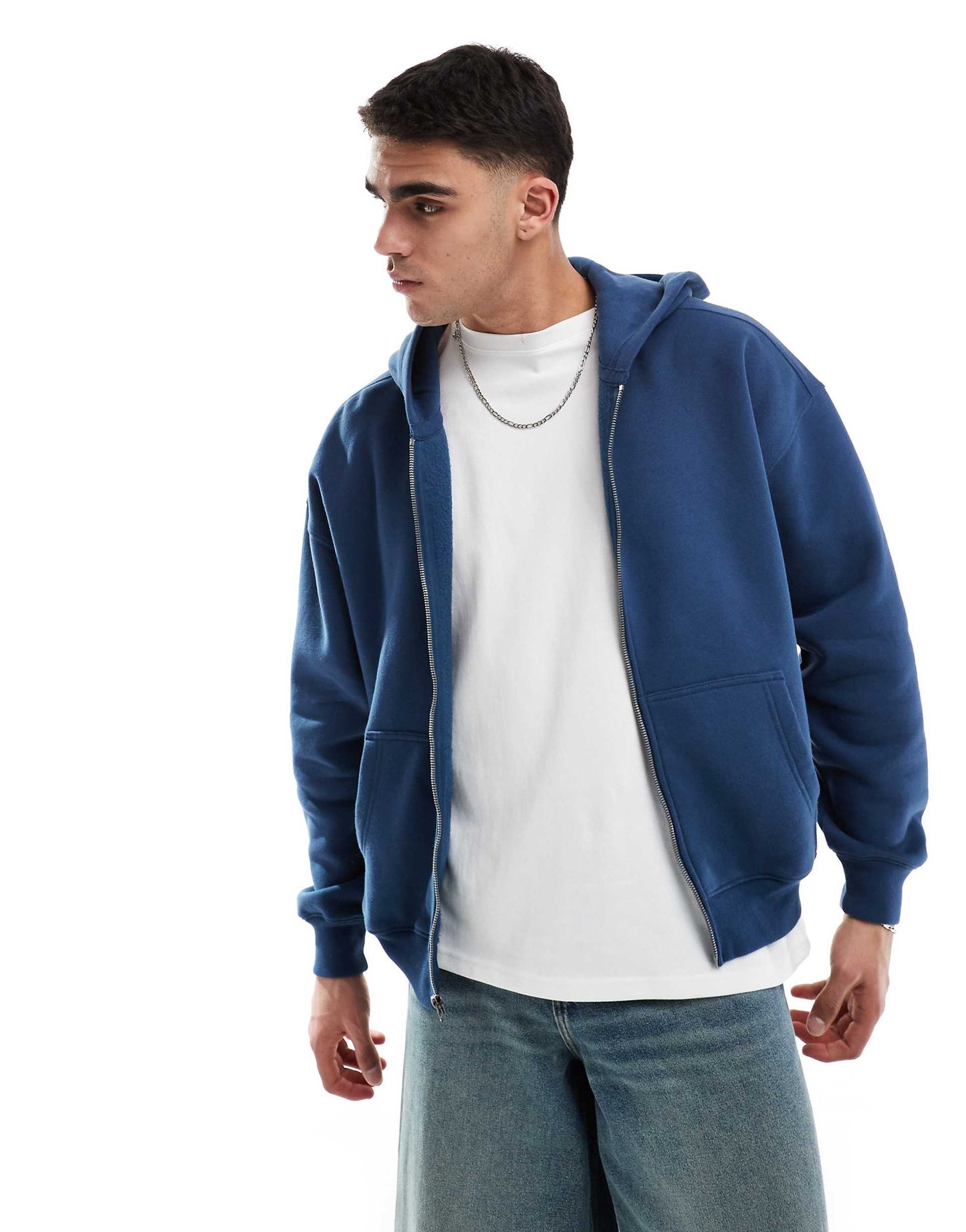 Baggy Fit Longline Hoodie