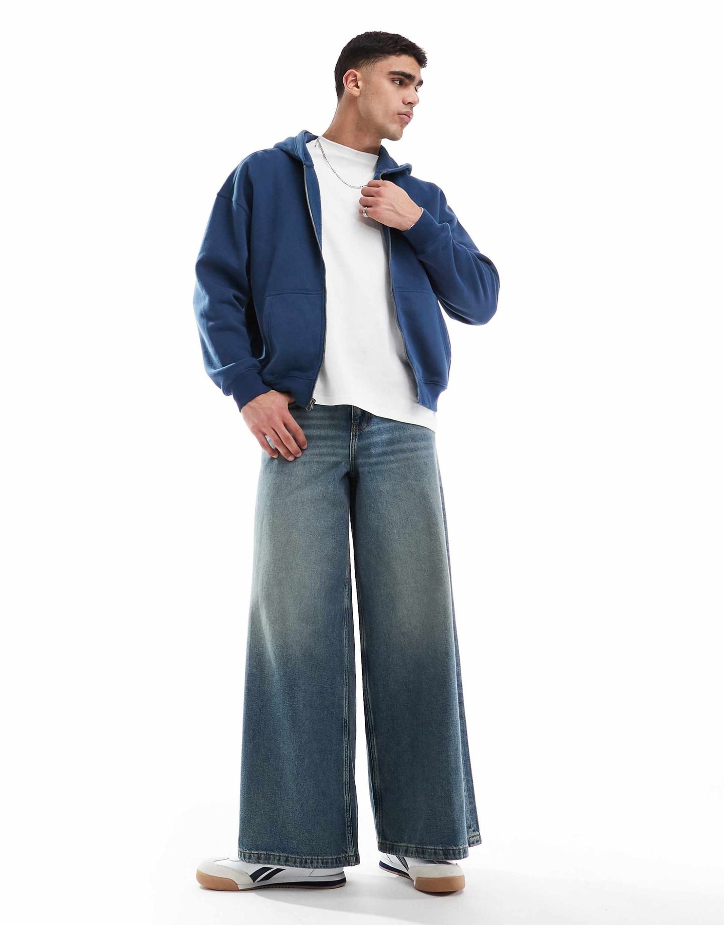 Baggy Fit Longline Hoodie