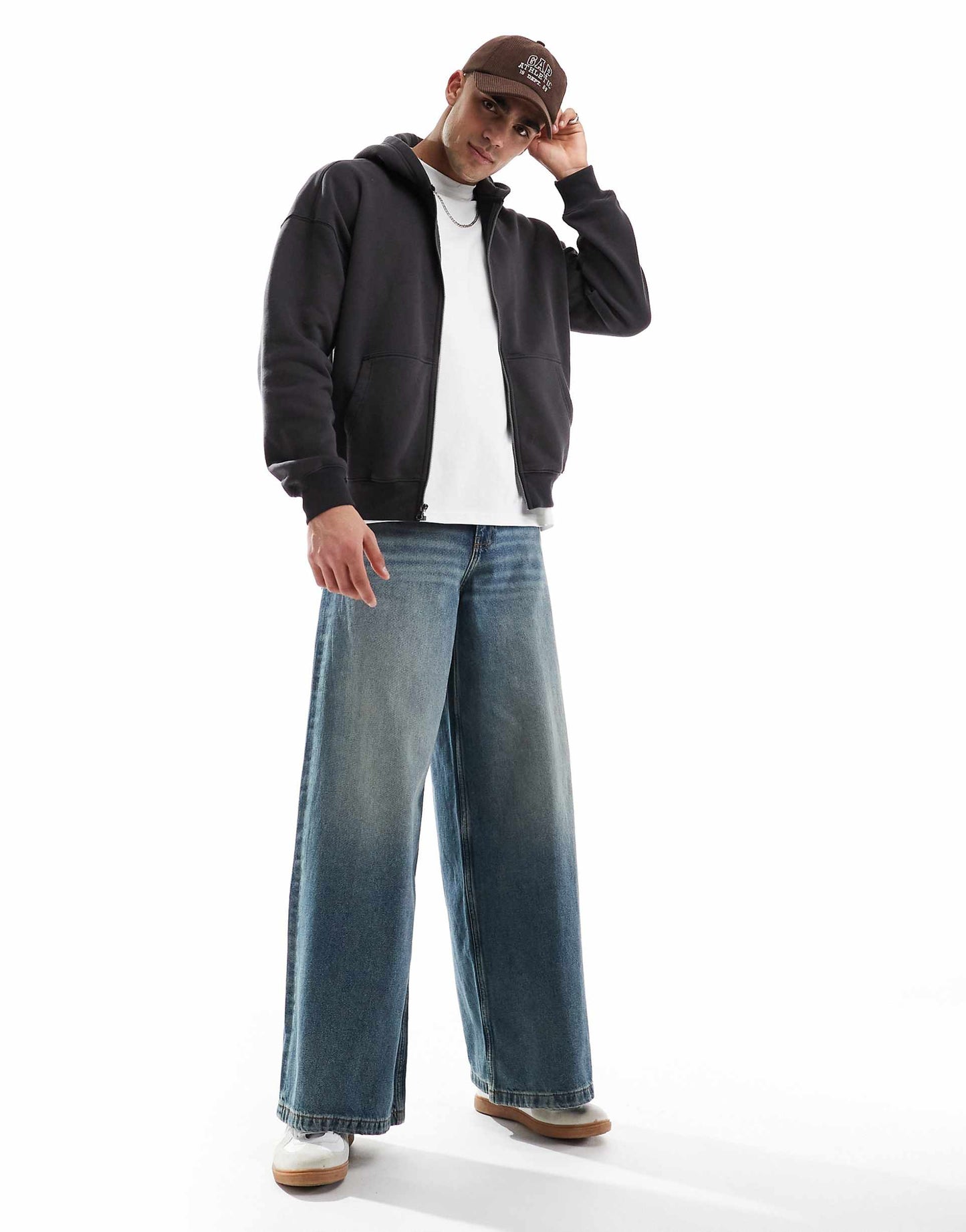 Baggy Fit Longline Hoodie