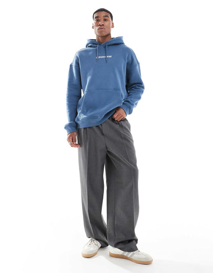 Baggy 90'S Motif Back Sweat Top