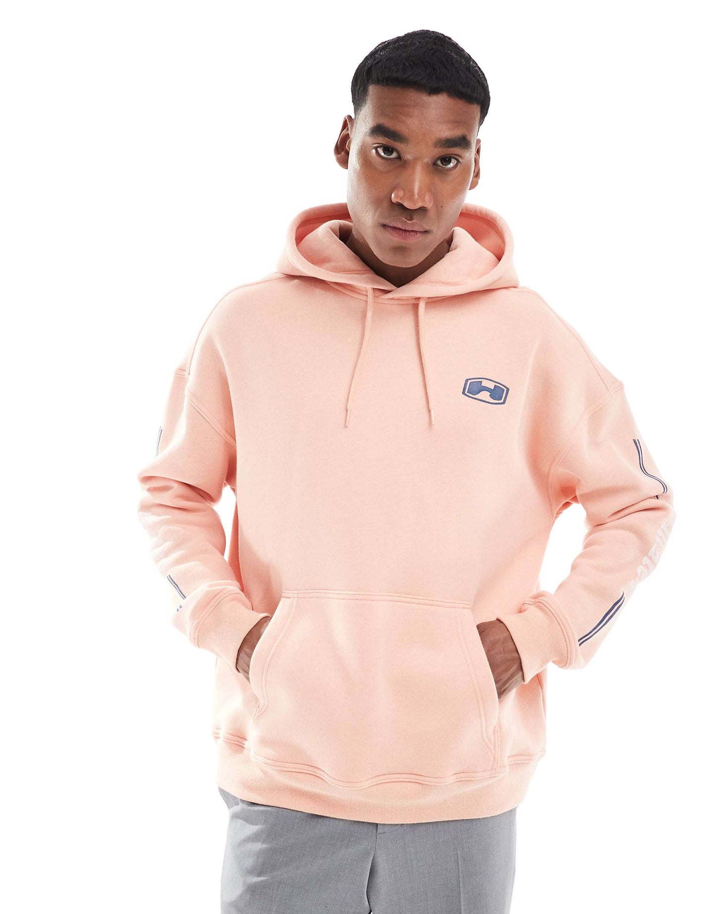 Oversized 90'S Style Logo Sweatshirt