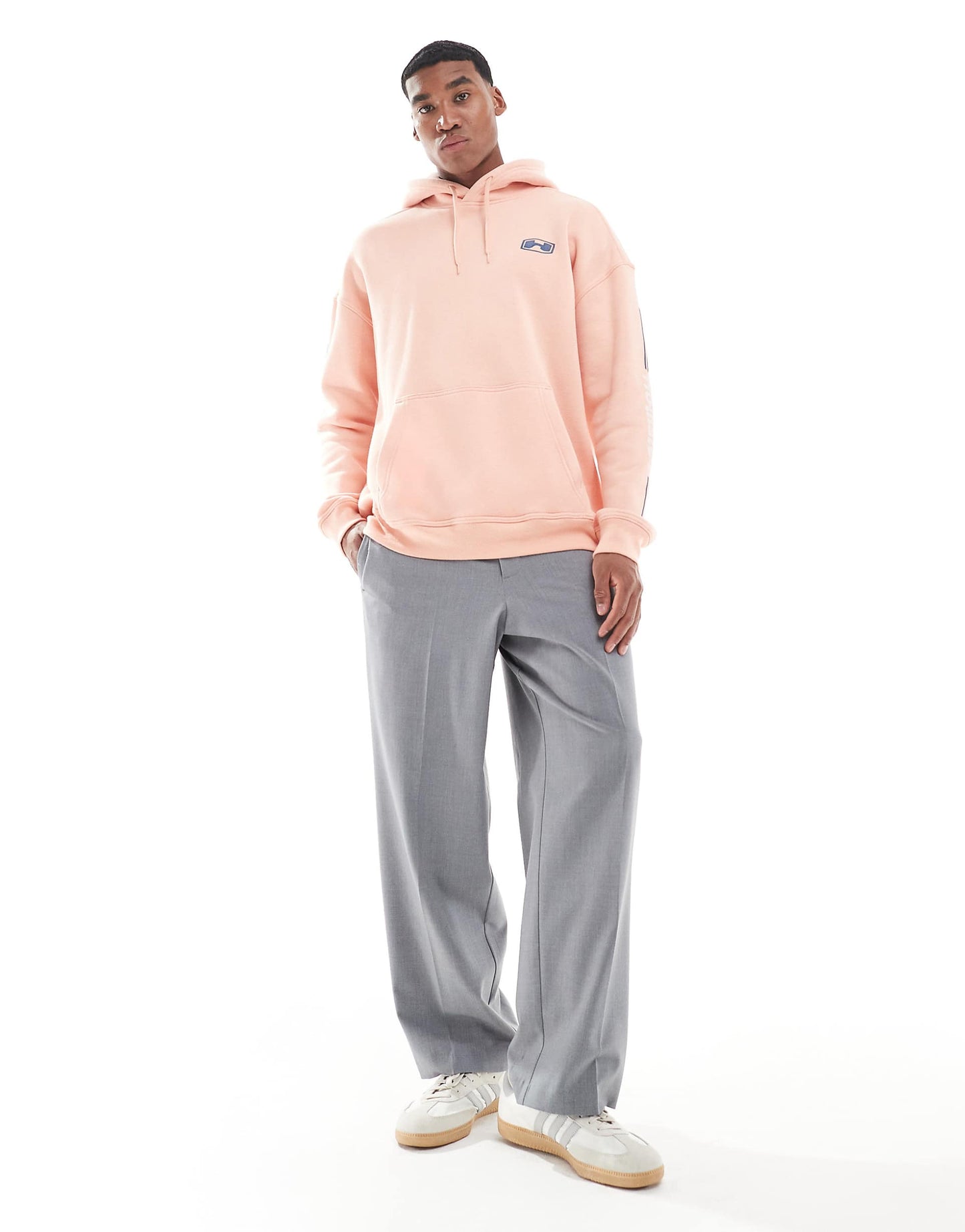 Oversized 90'S Style Logo Sweatshirt