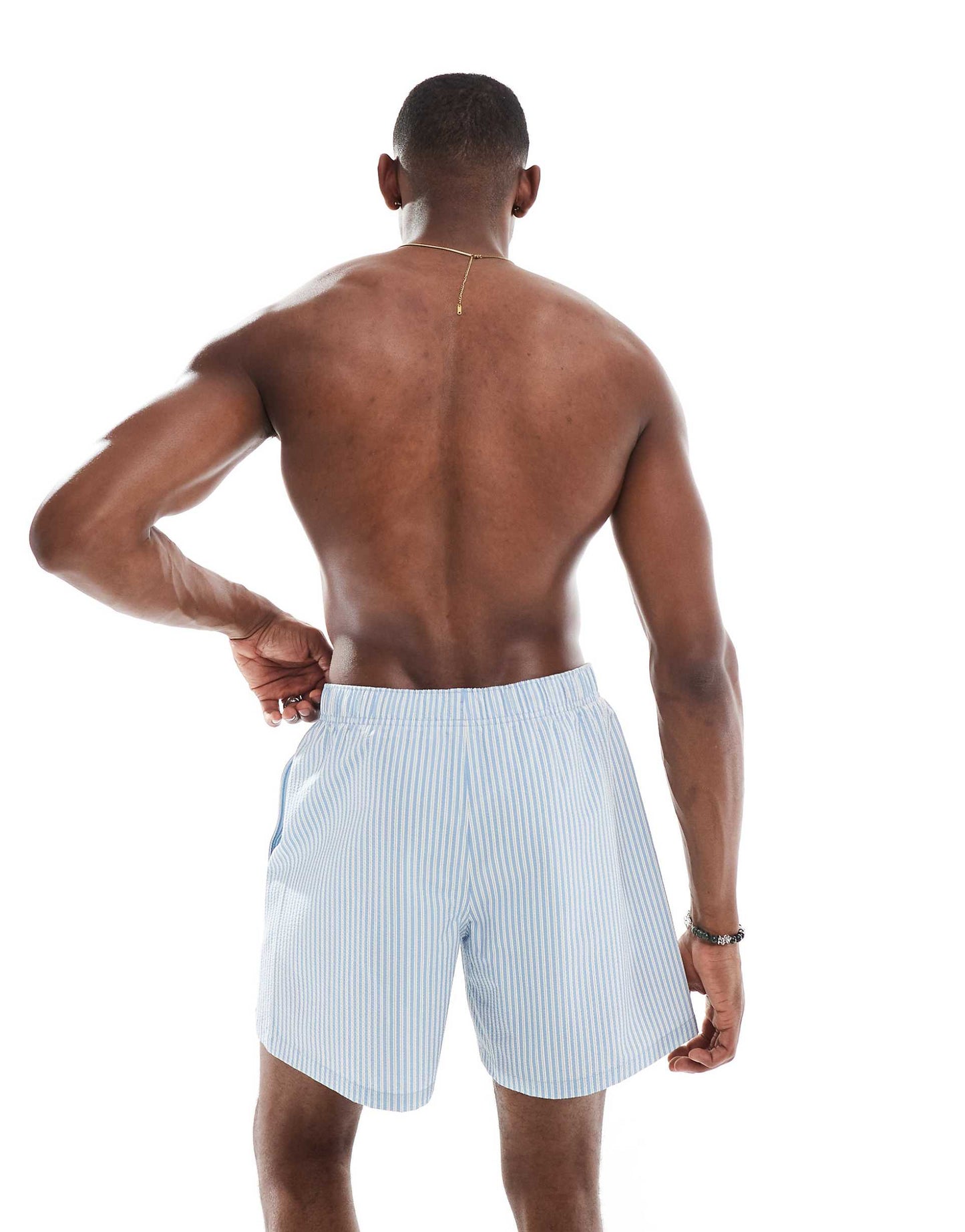 6"" Swim Sweersucker Short