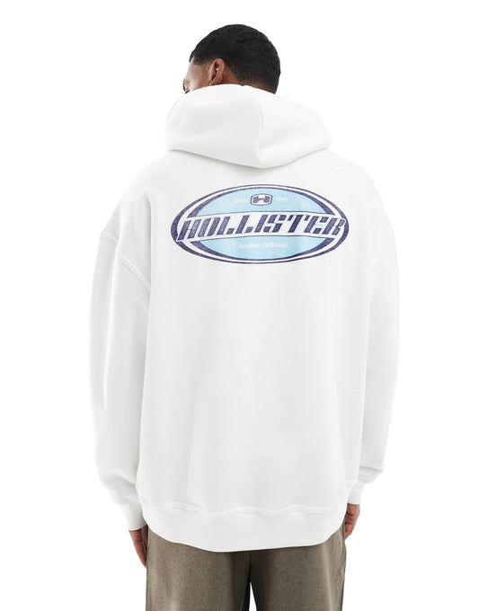 Baggy 90'S Motif Back Sweat Top