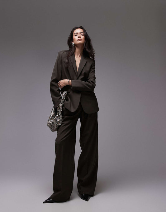 Slouchy Tailored Trousers Co-Ord
