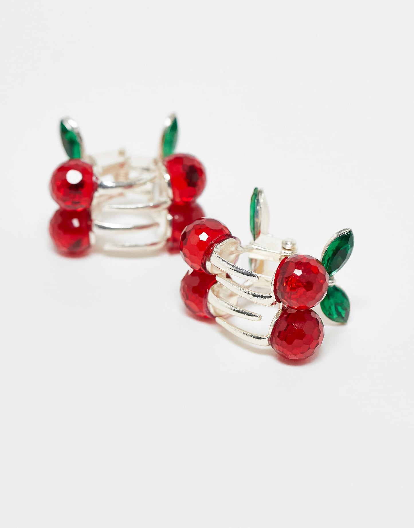 Pack Of 2 Cherry Hair Clips