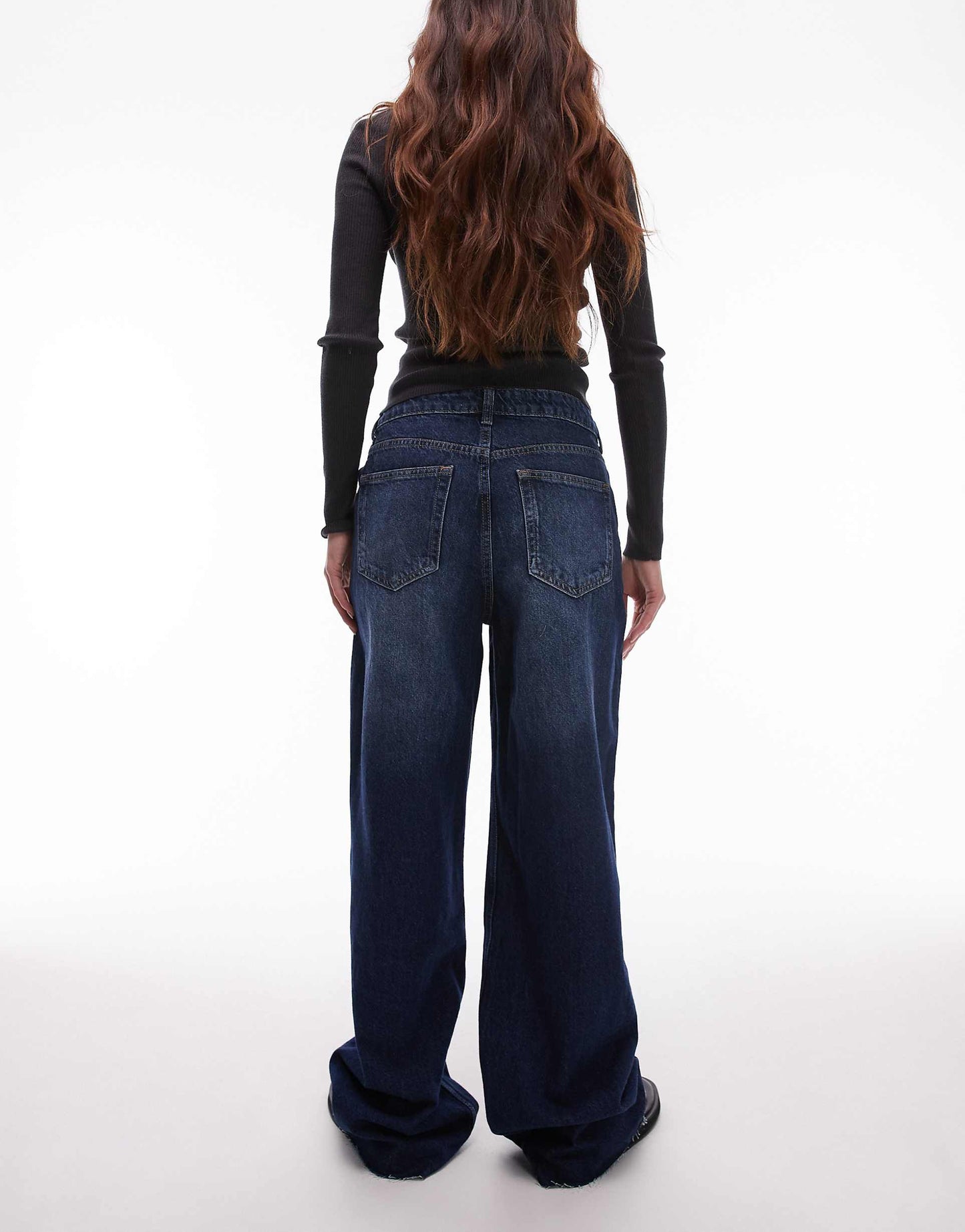 Raw Hem Straight Leg Jean