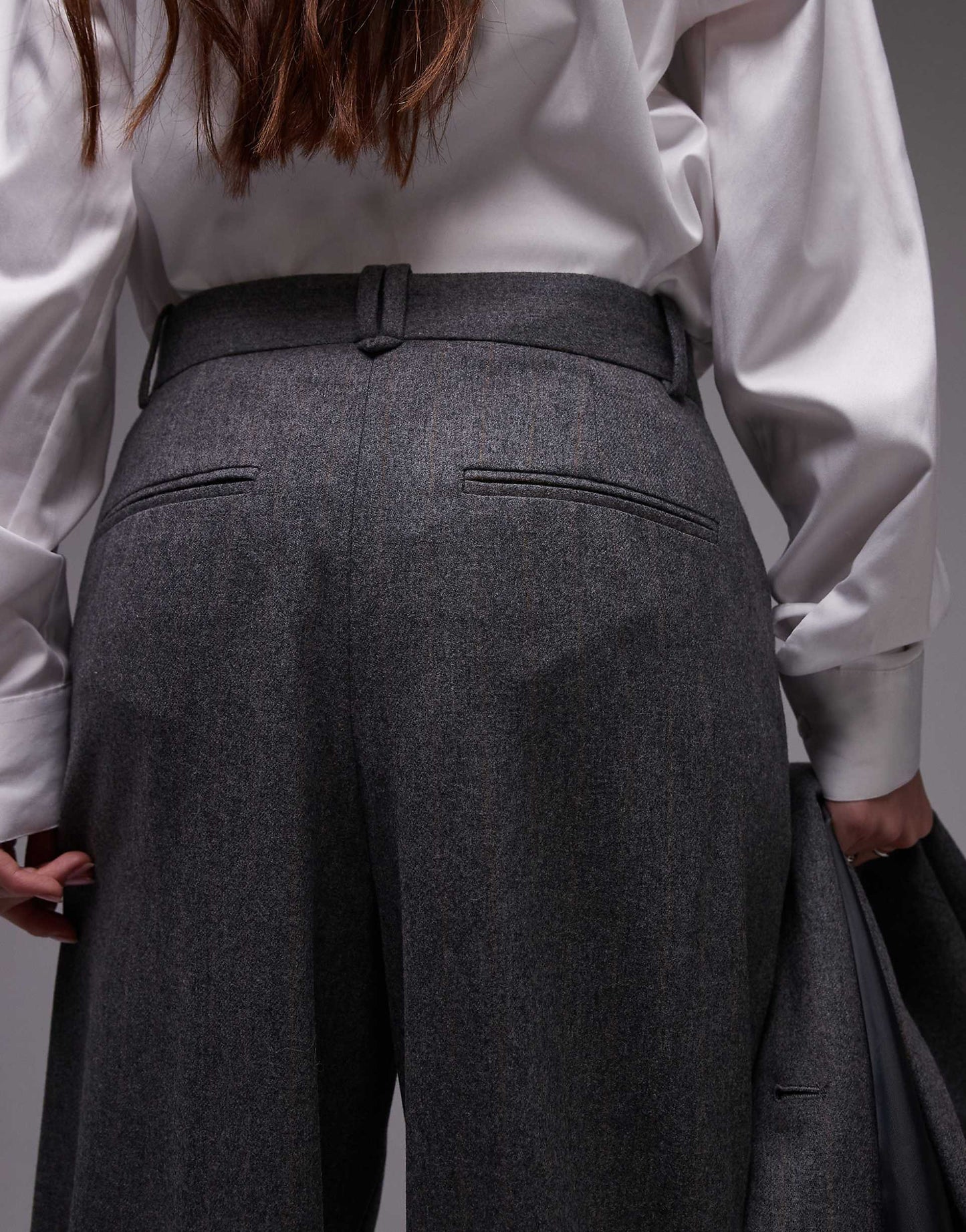 Brushed Wool Touch Trouser Co-Ord