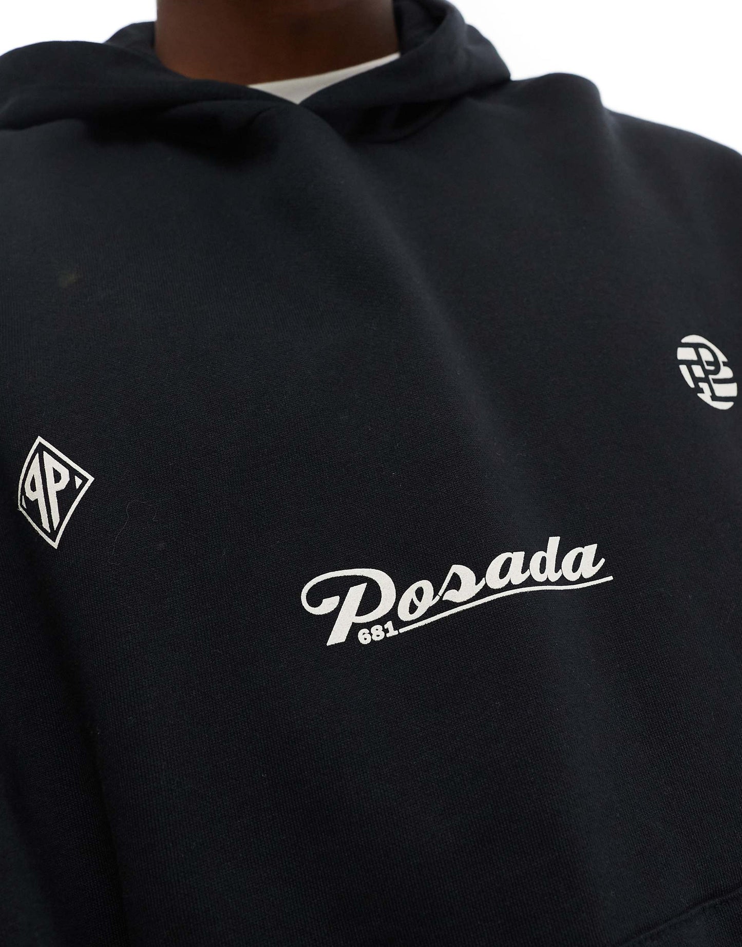 Extreme Oversized Hoodie With Chest Prints