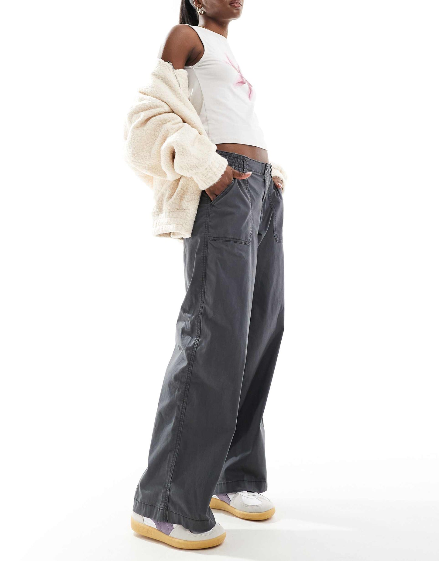 Low Waist Cargo Trouser
