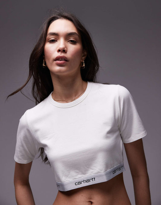 Script Crop Top