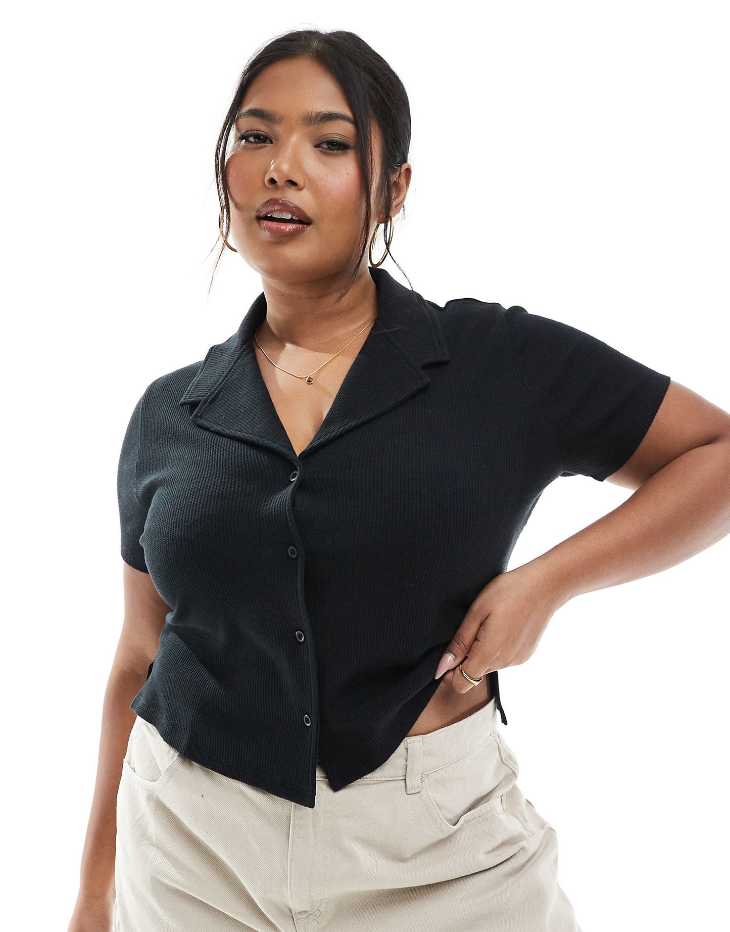 Curve Shrunken Revere Waffle Shirt