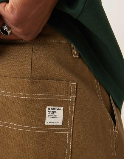 Long Length Jort With Carpenter Detailing