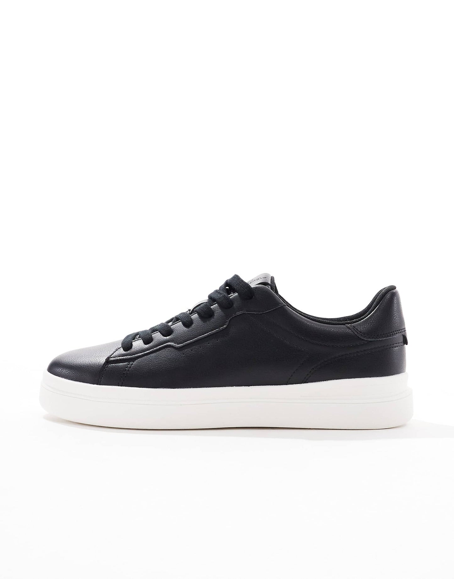 Lace Up Contrast Sole Trainer