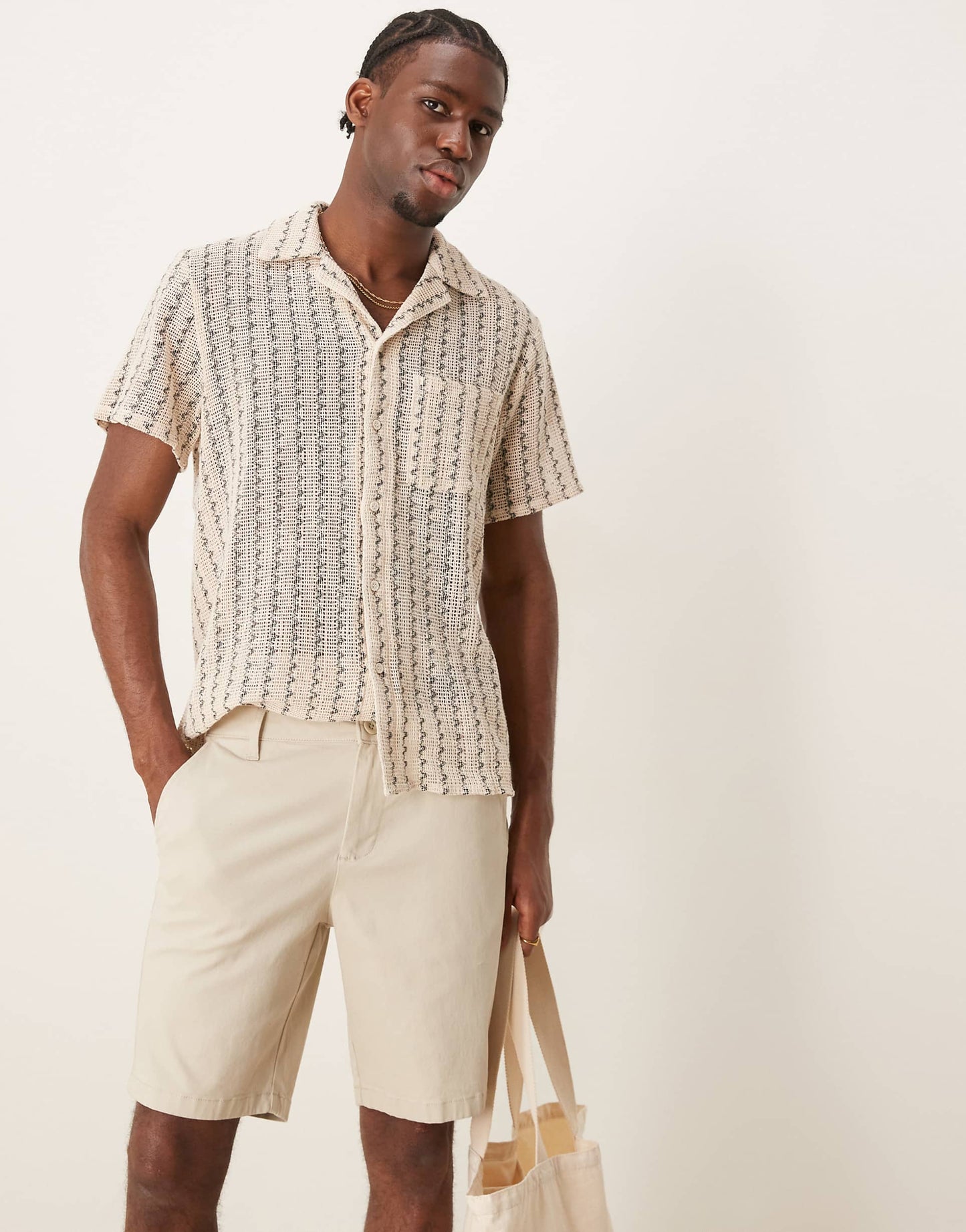 Regular Length Skinny Chino Shorts