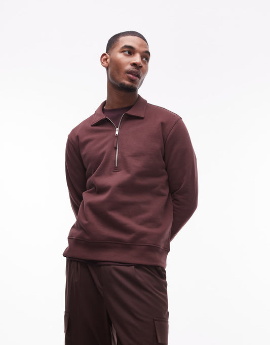 Zip Through Sweatshirt