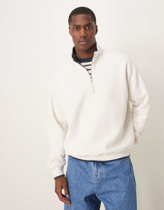 Essential Quarter Zip Sweat Top