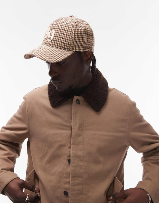 Contrast Collar Harrington Jacket