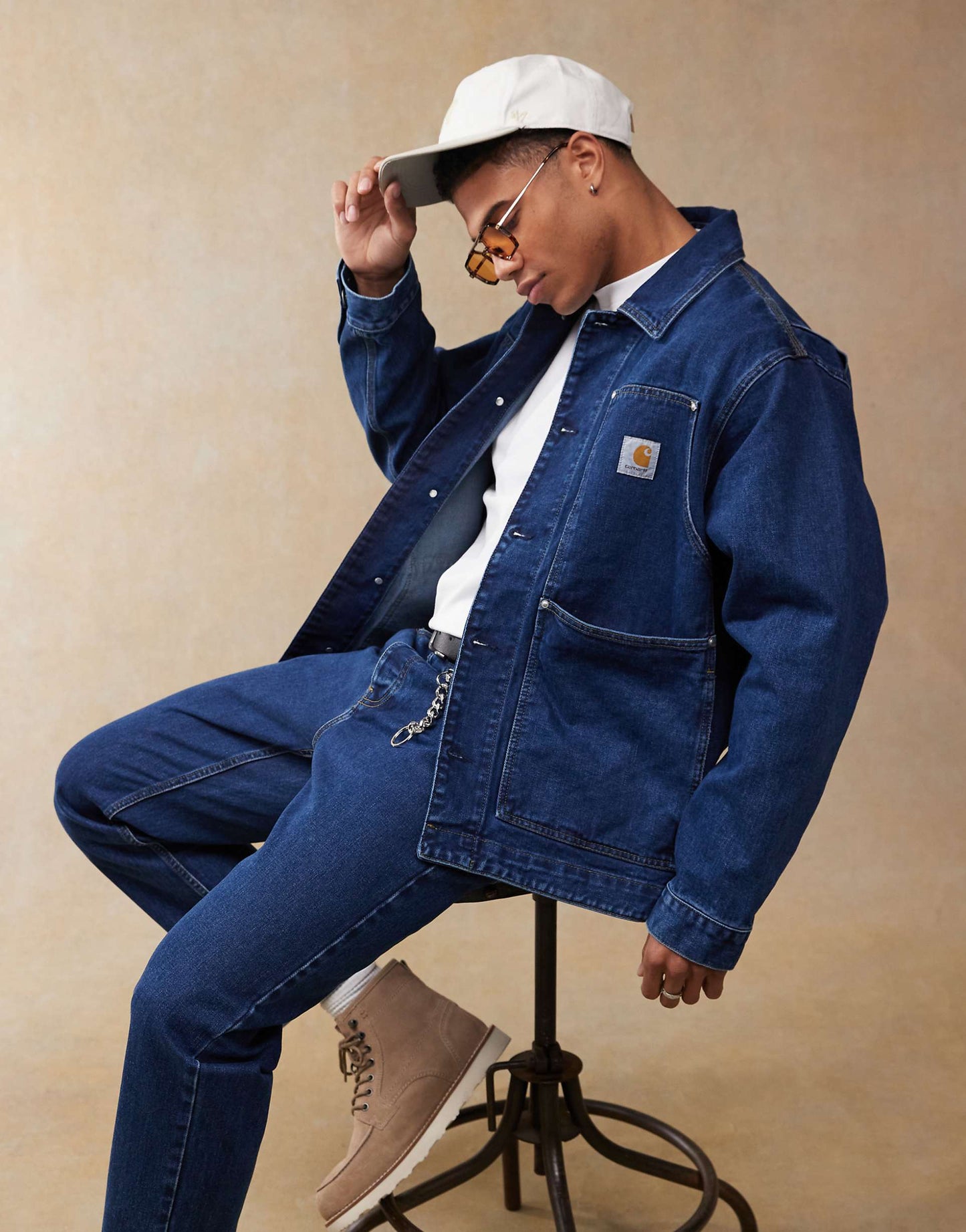 Og Double Front Denim Jacket