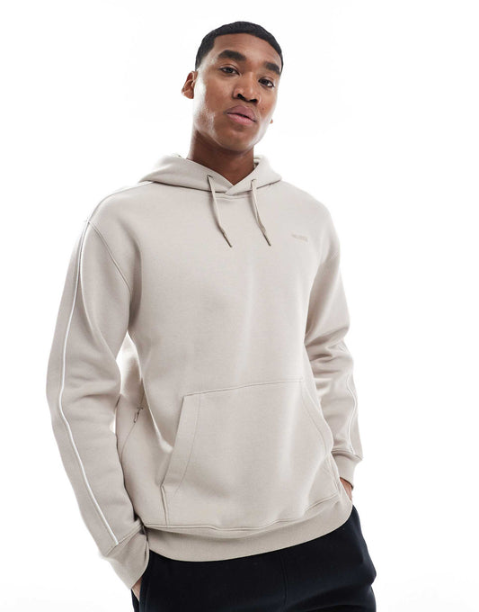 Contrast Sleeve Panel Hoodie