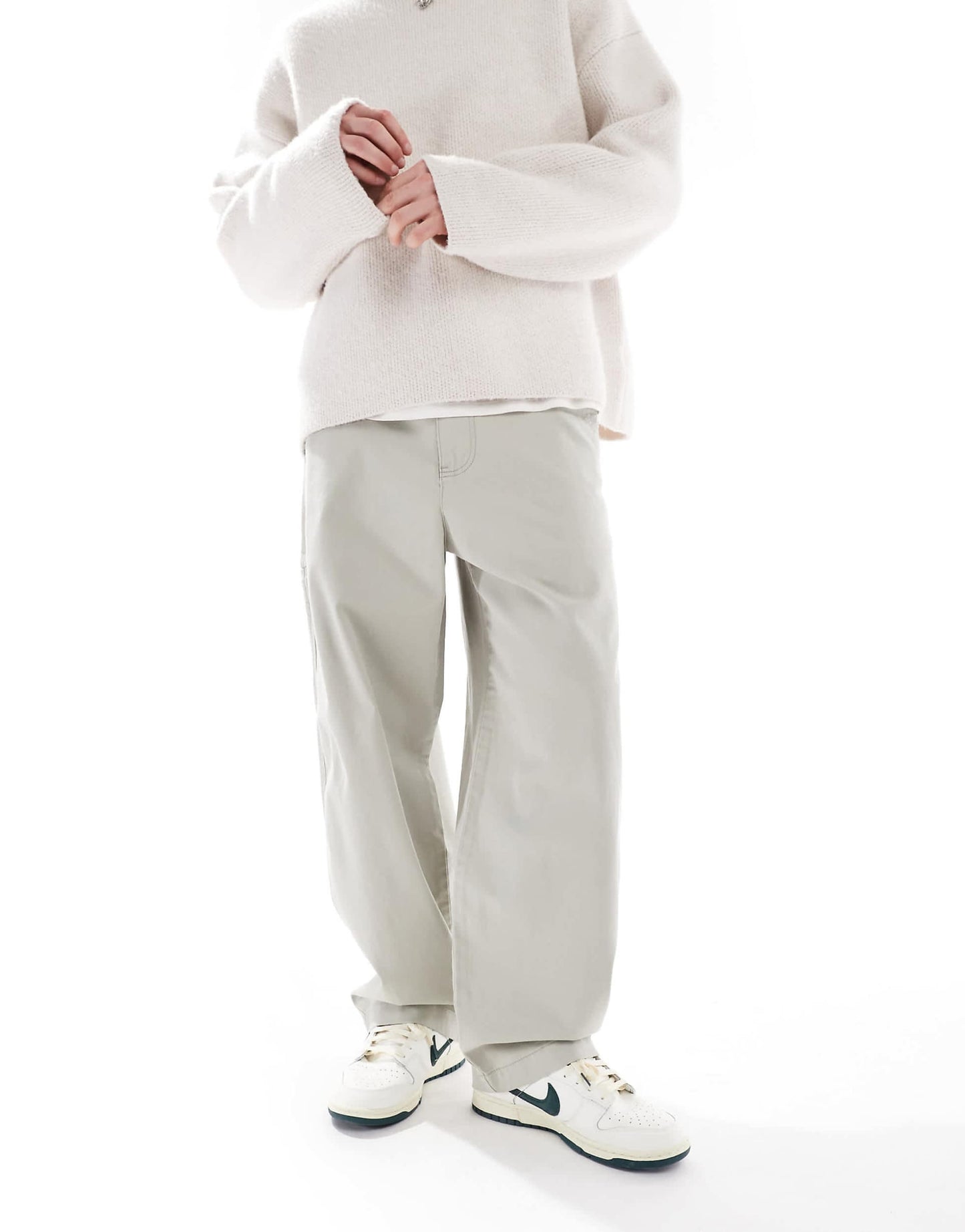 Super Baggy Zip Detail Cargo Trouser