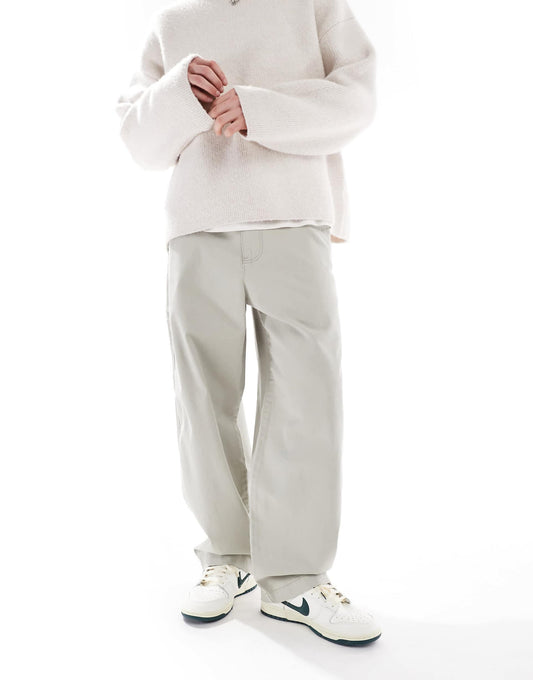 Super Baggy Zip Detail Cargo Trouser