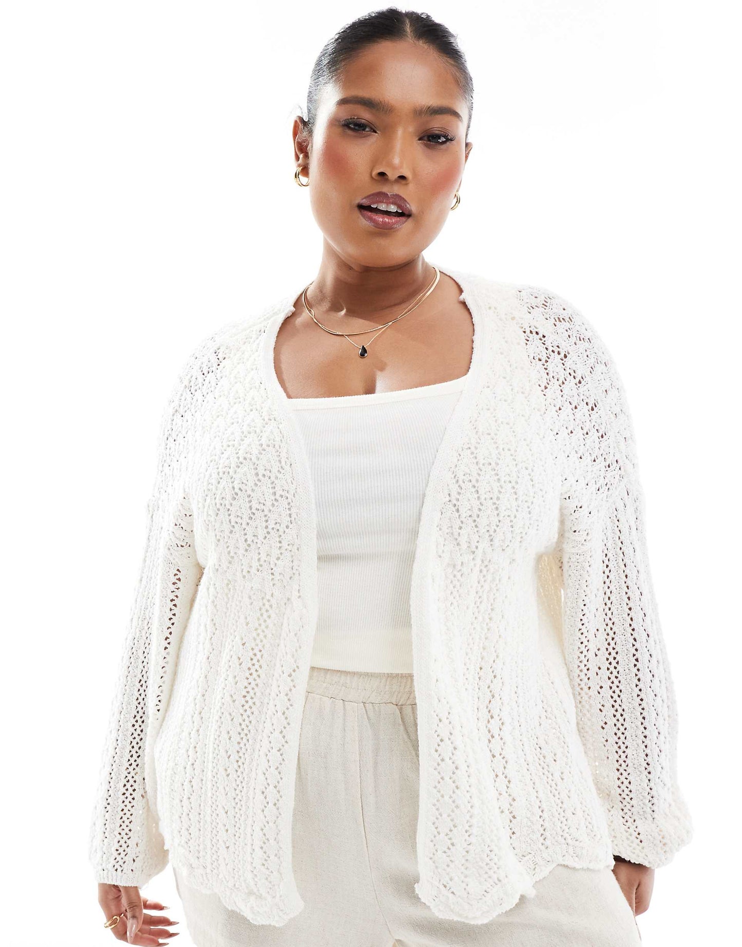 Curve Crochet Cardigan