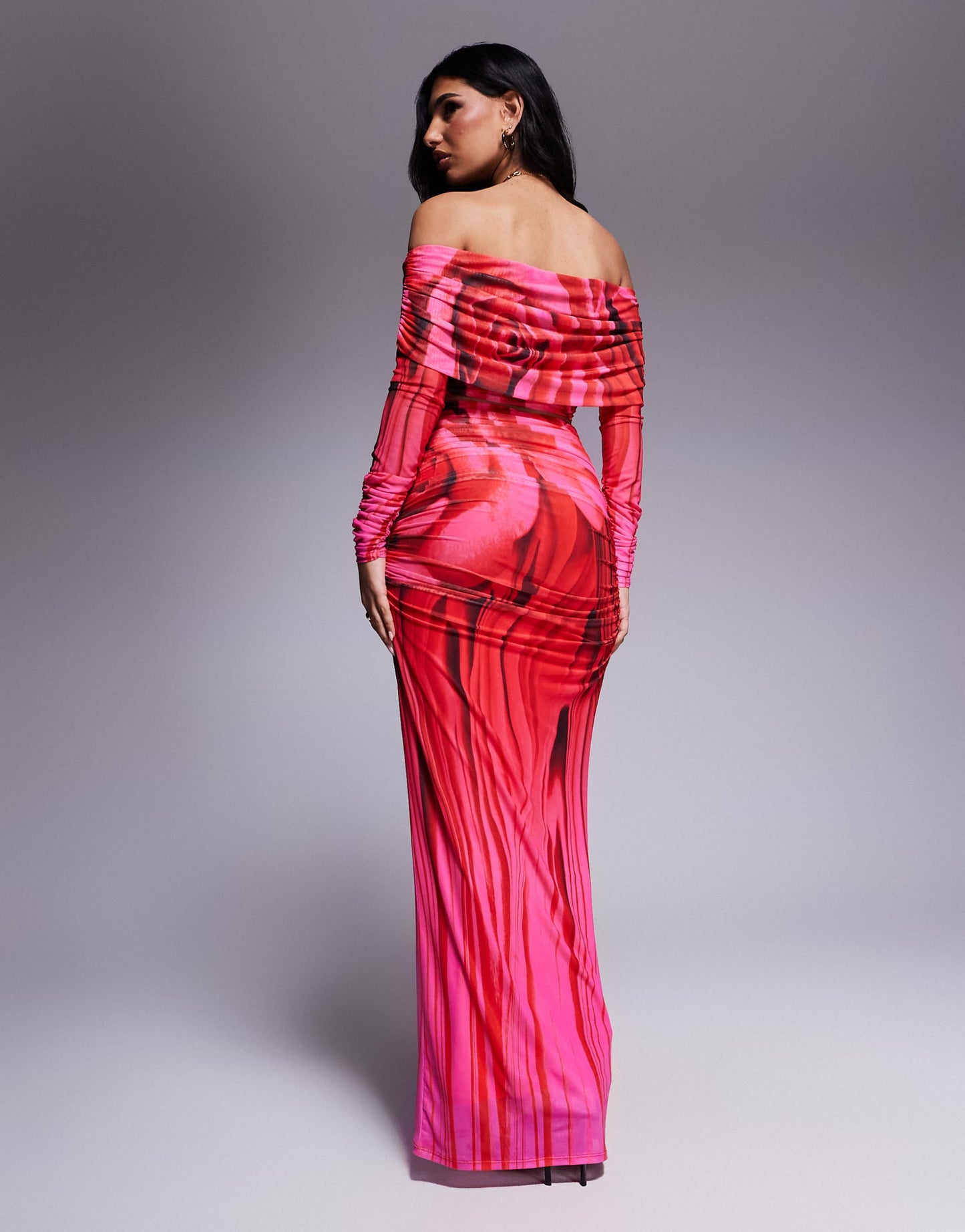 Bevin Maxi Length Column Skirt