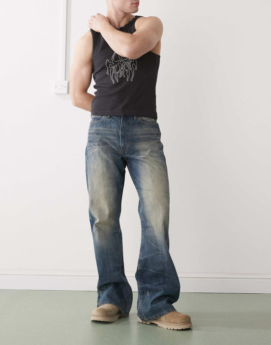 Boo Bootleg Rigid Bootcut Jeans