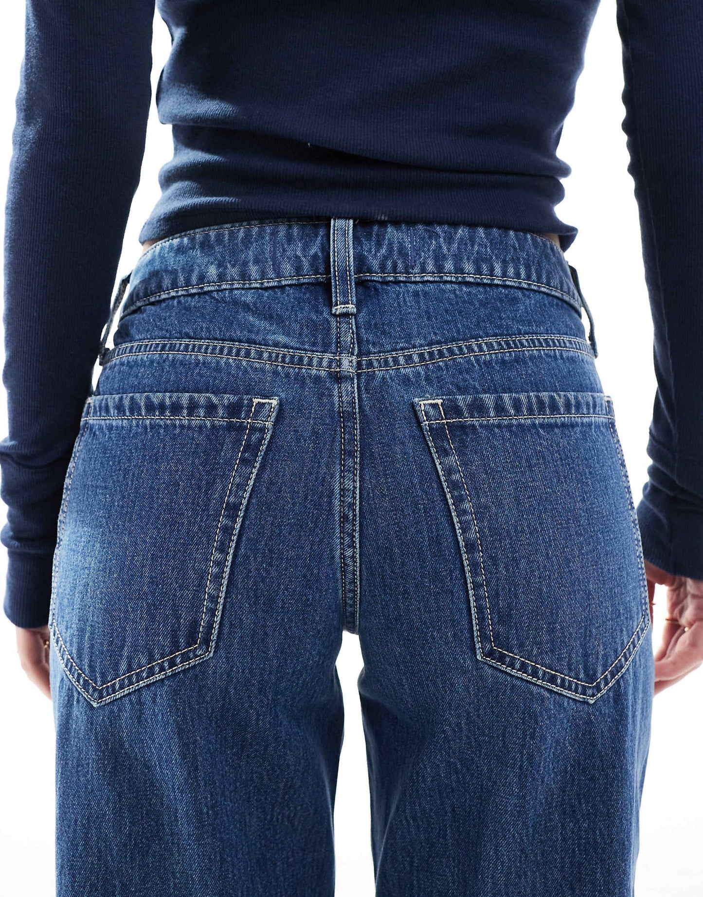 Low Rise Baggy Flare Jean