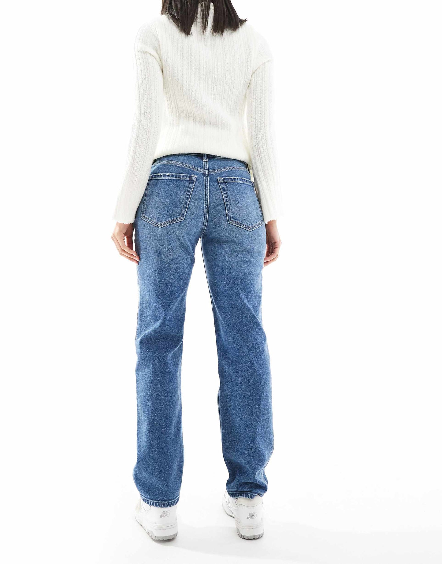High Rise Straight Leg Jean