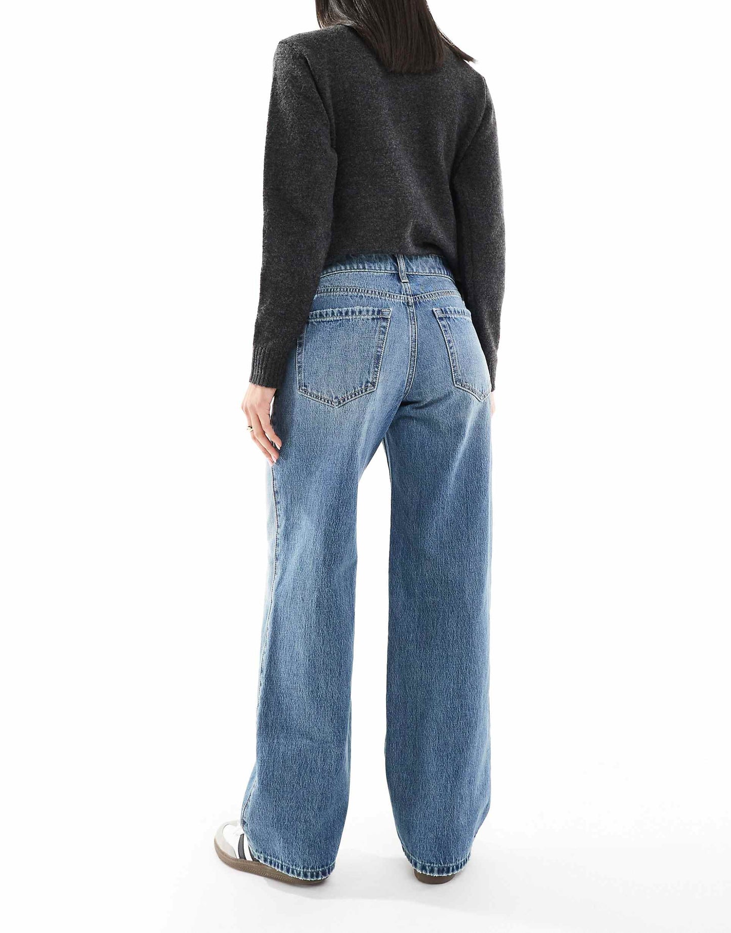 Curvy Mid Rise Baggy Fit Jean