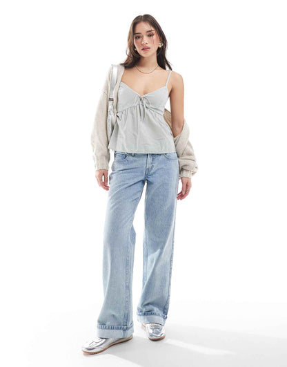 Low Rise Baggy Jean