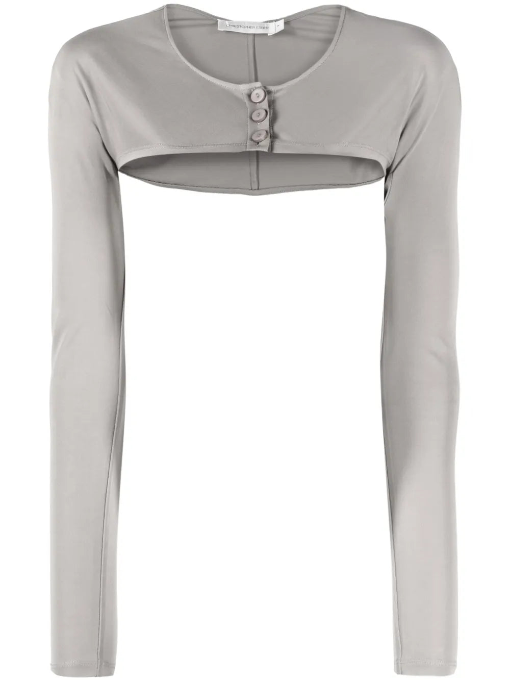 Long-Sleeve Cropped Top