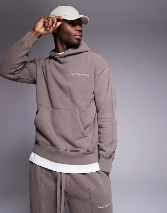 Co-Ord Hoodie With Back Print