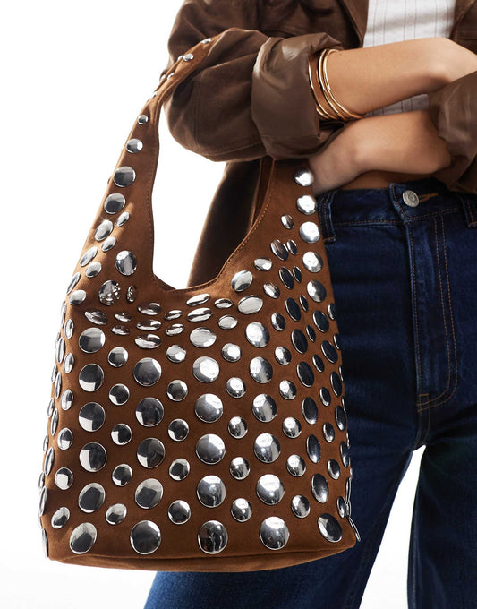 Studded Shoulder Bag