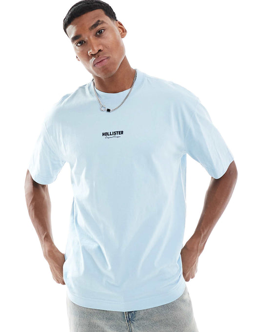 Boxy High Neck Logo T-Shirt