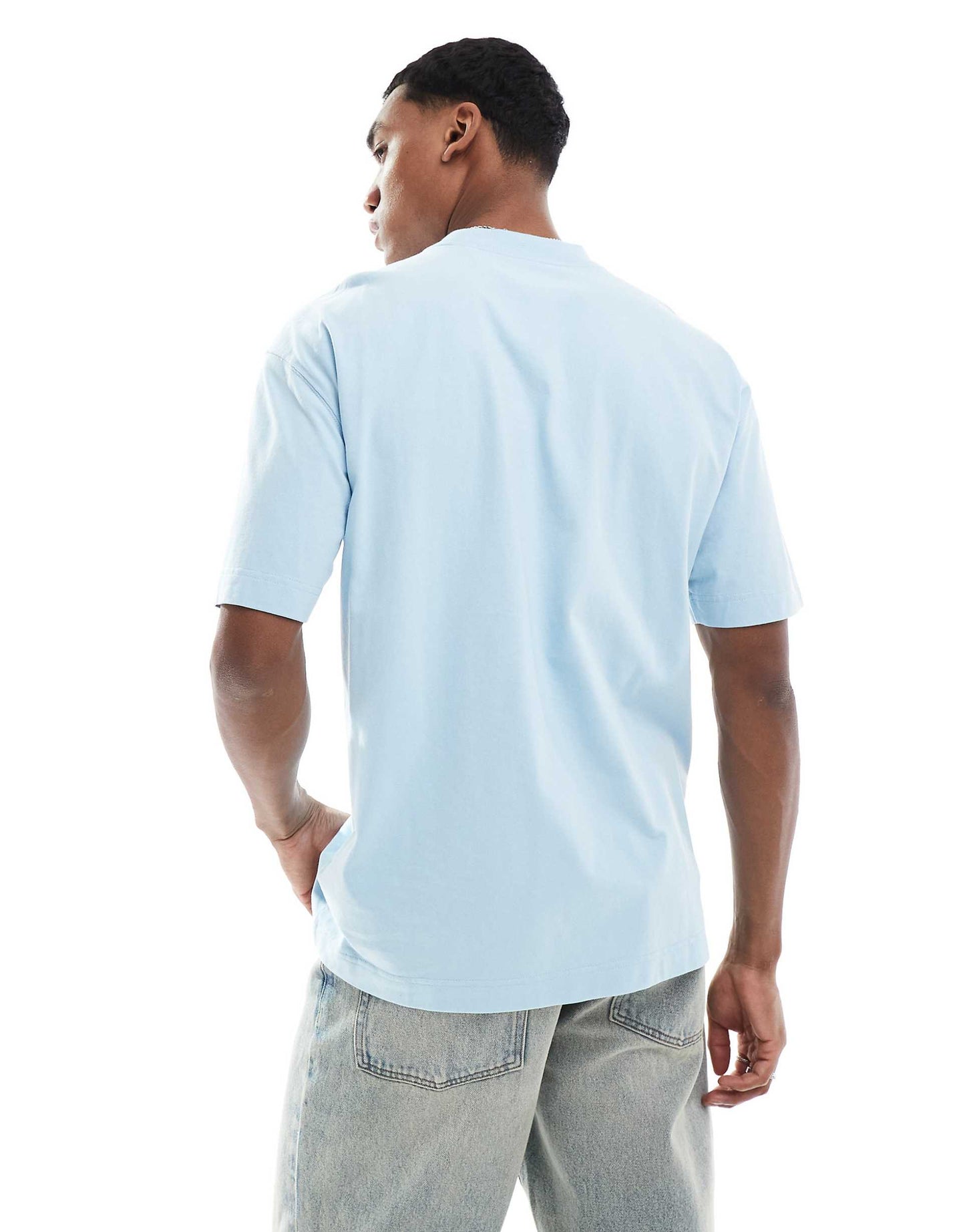 Boxy High Neck Logo T-Shirt