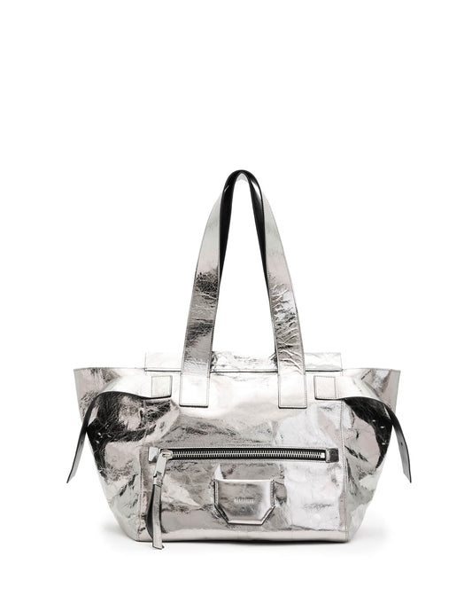 Perez Silver Shoulder Bag